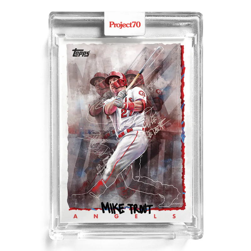 Mike Trout 2021 Topps Project70 by Chuck Styles 