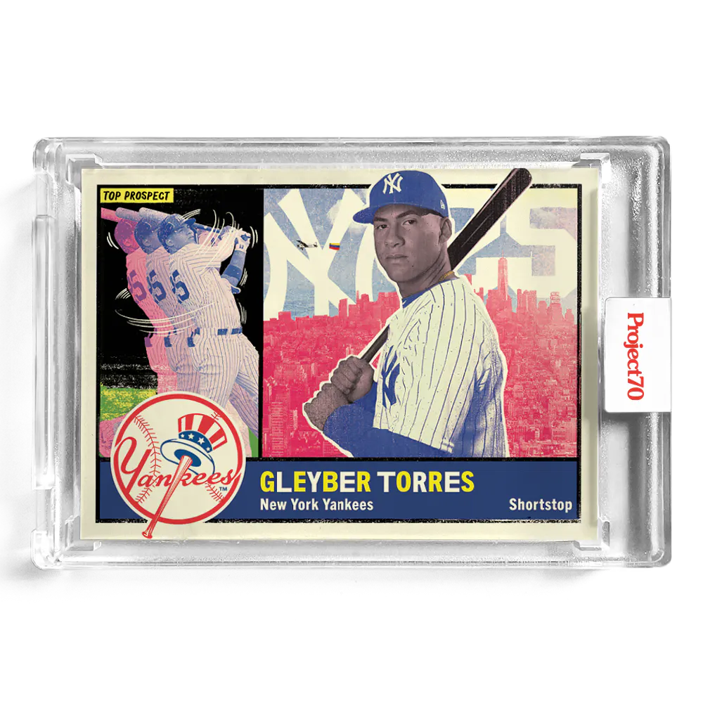 Gleyber Torres 2021 Topps Project70 by New York Nico #65 - Print Run: 2606