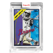 Hank Aaron 2021 Topps Project70 by Futura #66 - Print Run: 3709