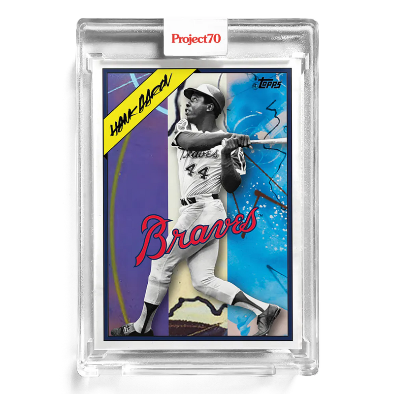 Hank Aaron 2021 Topps Project70 by Futura 