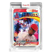 Jo Adell 2021 Topps Project70 Rookie Card by King Saladeen #73 - Print Run: 2927