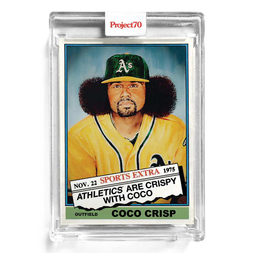 Coco Crisp 2021 Topps Project70 by Jonas Never #78 - Print Run: 1877
