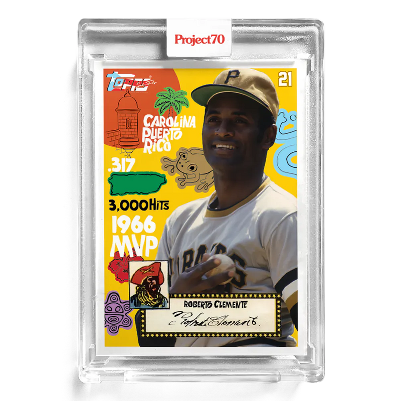 Roberto Clemente 2021 Topps Project70 by Solefly 