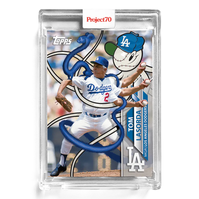 Tommy Lasorda 2021 Topps Project70 by CRAOLA 