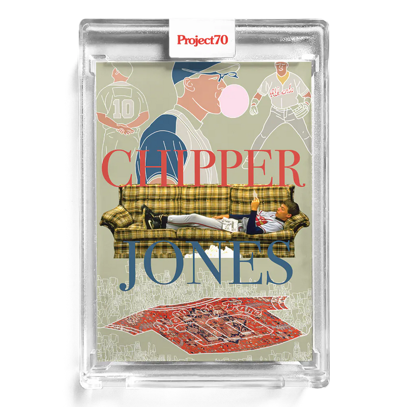 Chipper Jones 2021 Topps Project70 by Oldmanalan 