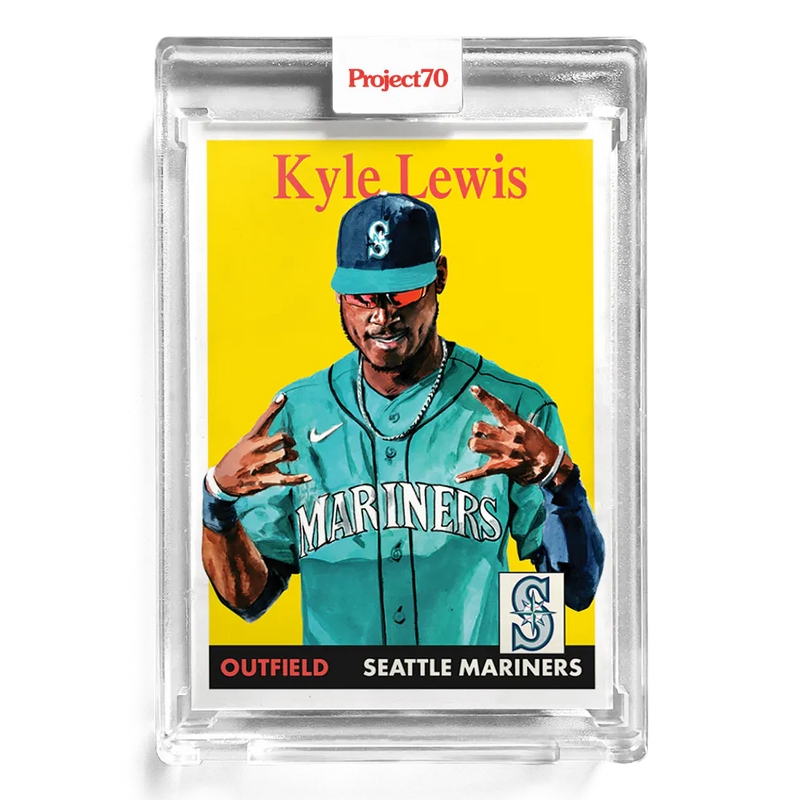 Kyle Lewis 2021 Topps Project70 by Jacob Rochester 