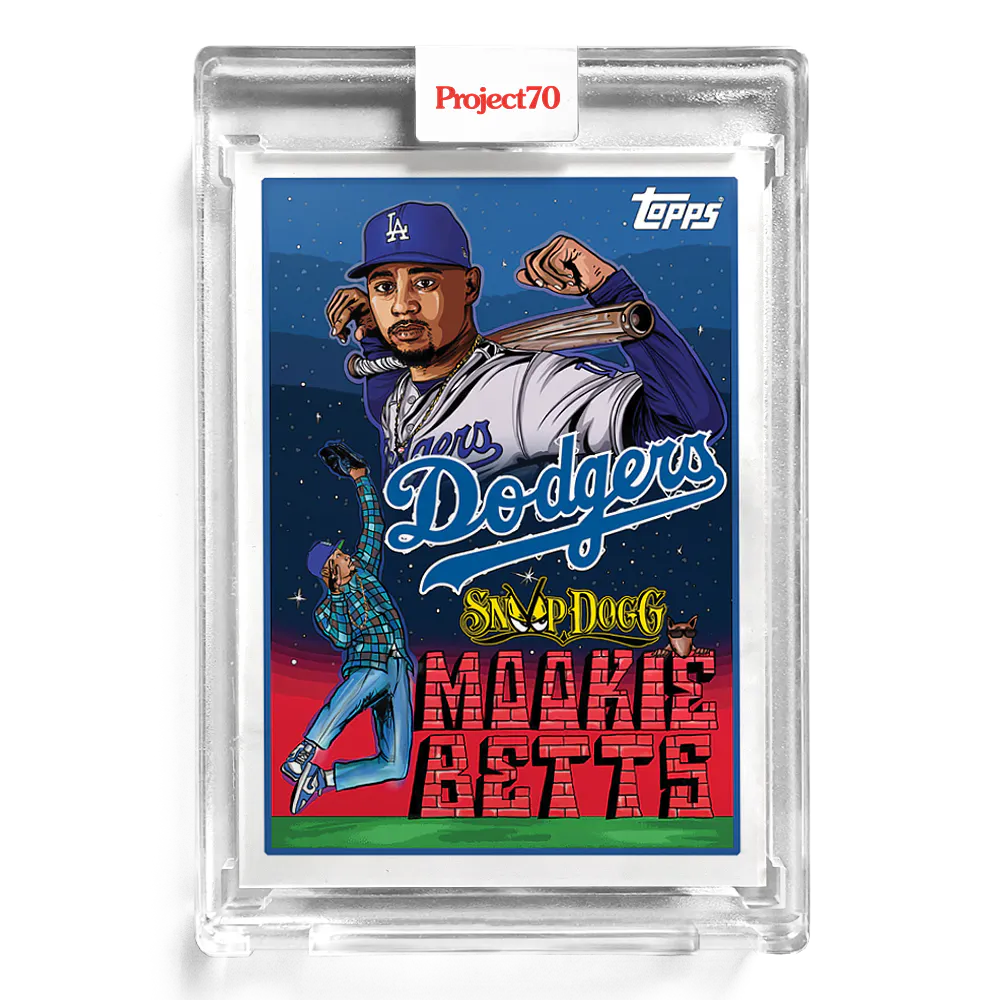 Mookie Betts 2021 Topps Project70 by Snoop Dogg #89 - Print Run: 6404