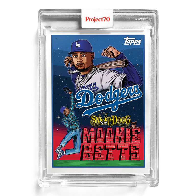 Mookie Betts 2021 Topps Project70 by Snoop Dogg 