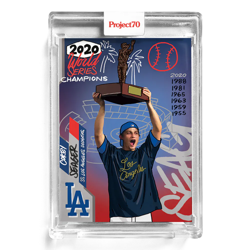 Corey Seager 2021 Topps Project70 by Sophia Chang 