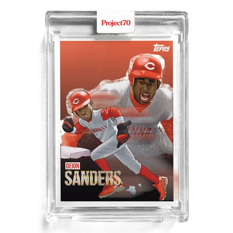 Deion Sanders 2021 Topps Project70 by Blue the Great 