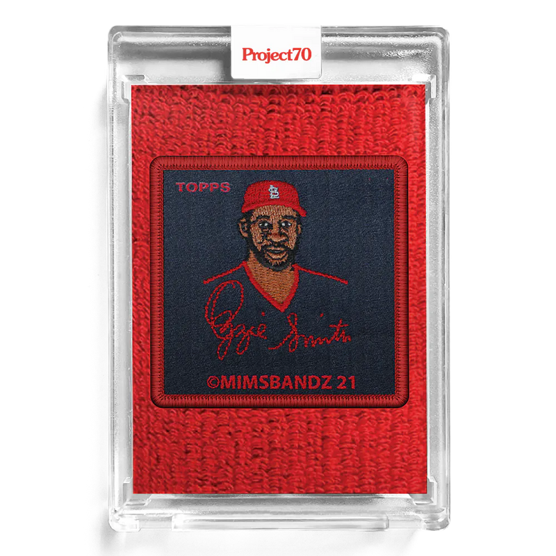 Ozzie Smith 2021 Topps Project70 by Mimsbandz 