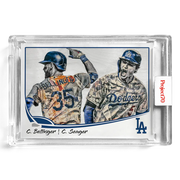 Corey Seager Cody Bellinger 2021 Topps Project70 by Lauren Taylor #104 - Print Run: 4780