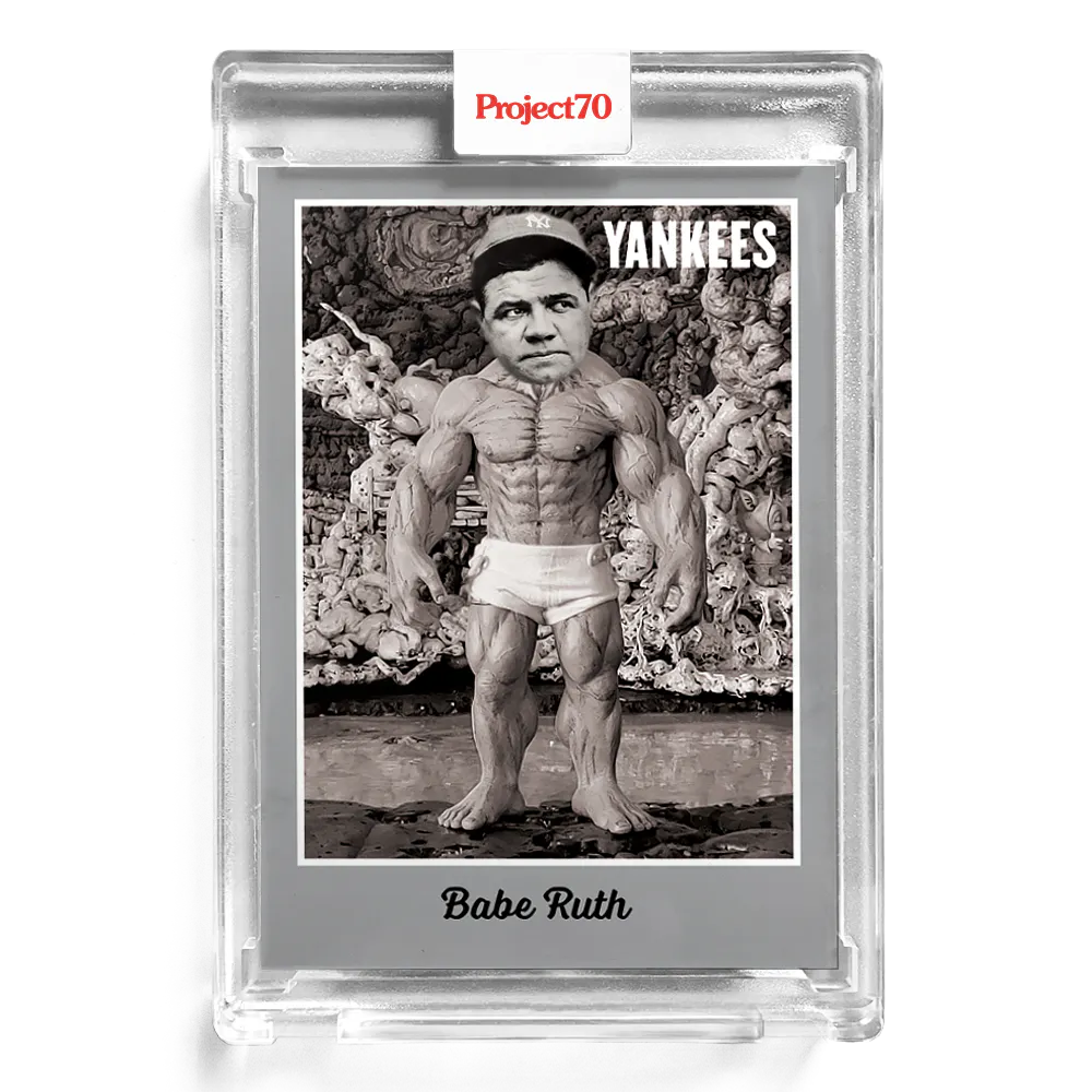 Babe Ruth 2021 Topps Project70 by Ron English #107 - Print Run: 2971