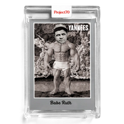Babe Ruth 2021 Topps Project70 by Ron English #107 - Print Run: 2971