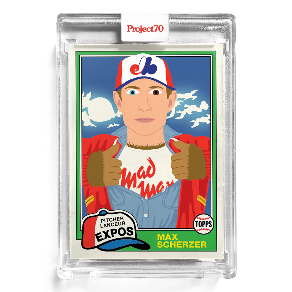 Max Scherzer 2021 Topps Project70 by Keith Shore #111 - Print Run: 2190