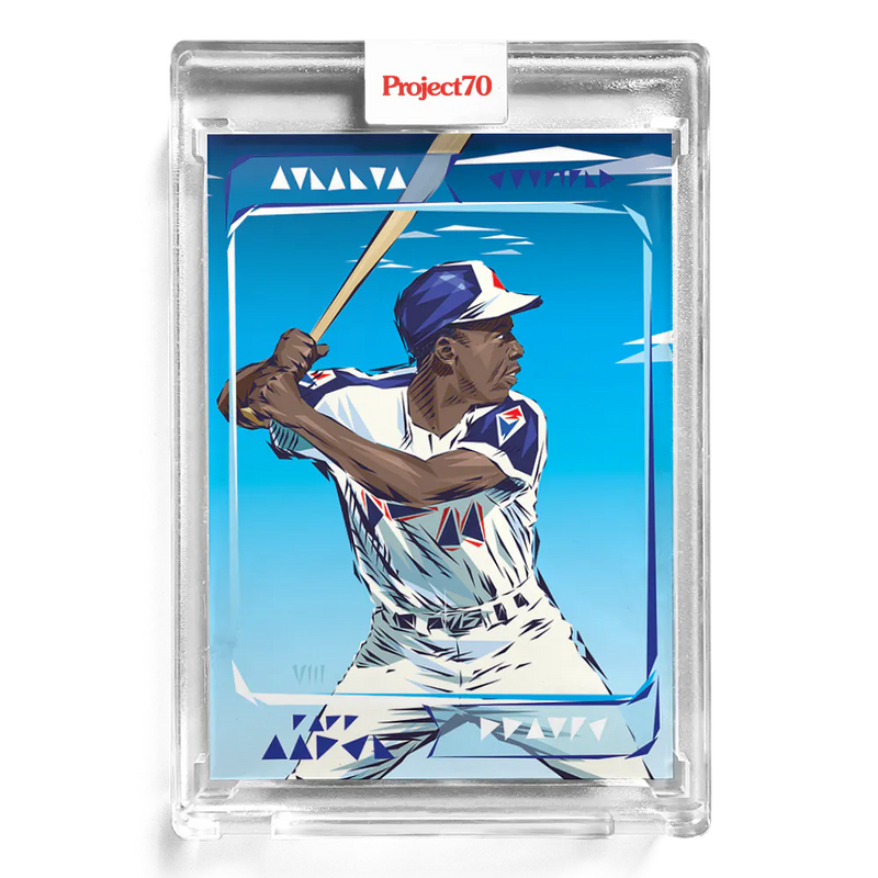 Hank Aaron 2021 Topps Project70 by Naturel 