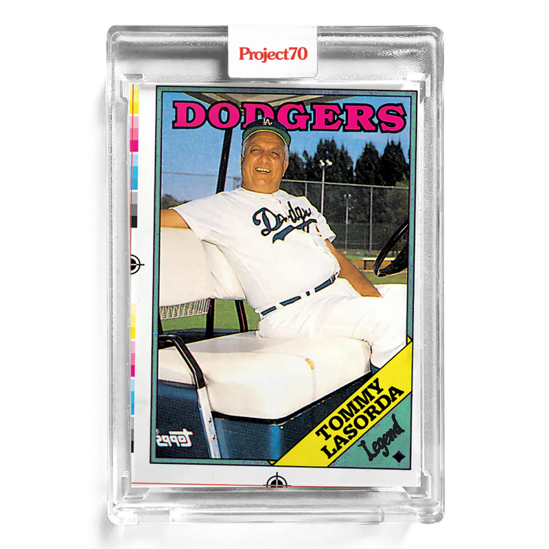 Tommy Lasorda 2021 Topps Project70 by Bobby Hundreds 