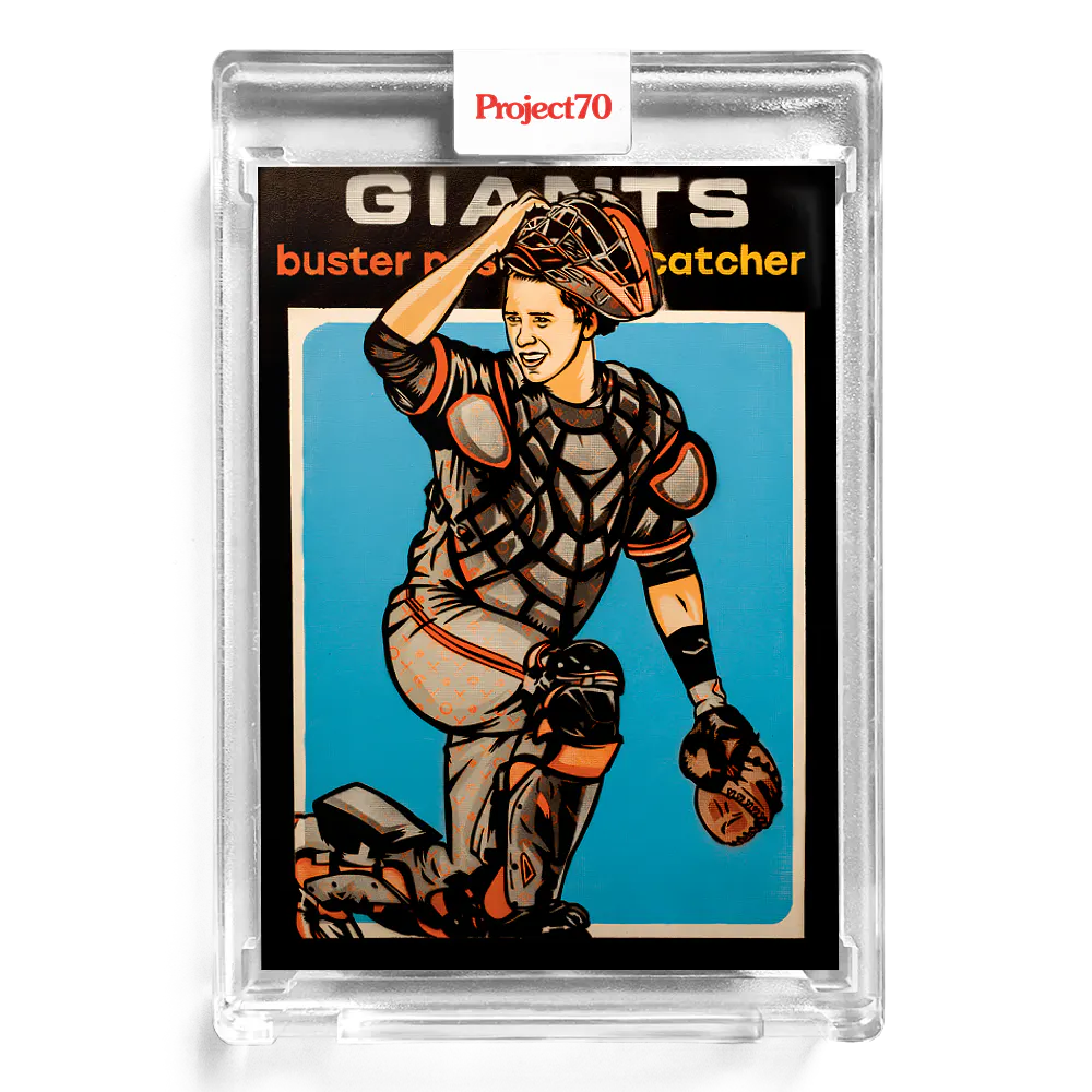 Buster Posey 2021 Topps Project70 by Blake Jamieson #117 - Print Run: 2155