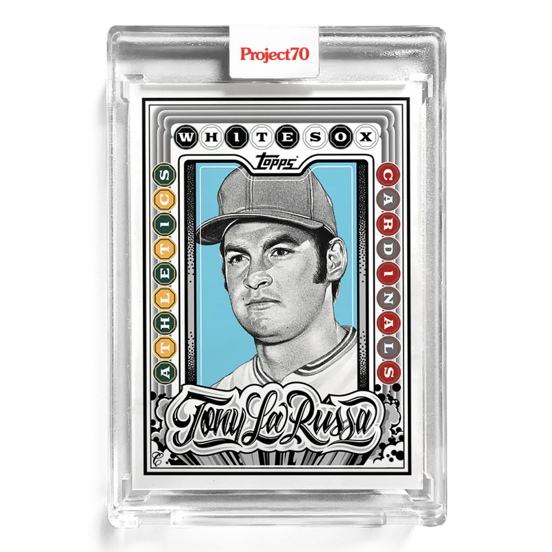 Tony Larussa 2021 Topps Project70 by Mister Cartoon 