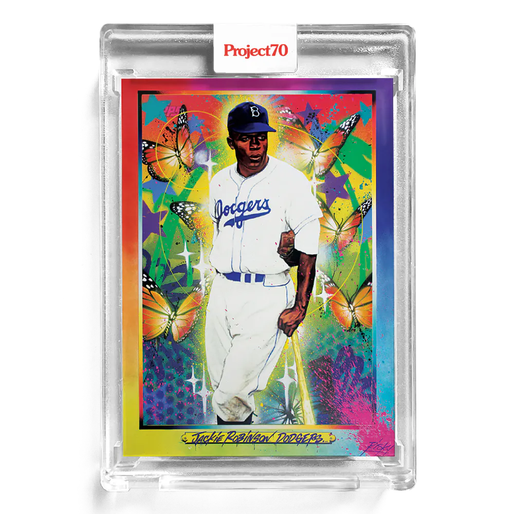 Jackie Robinson 2021 Topps Project70 by Risk #124 - Print Run: 3726