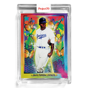 Jackie Robinson 2021 Topps Project70 by Risk #124 - Print Run: 3726