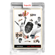 Willie Mays 2021 Topps Project70 by Infinite Archives #128 - Print Run: 1715