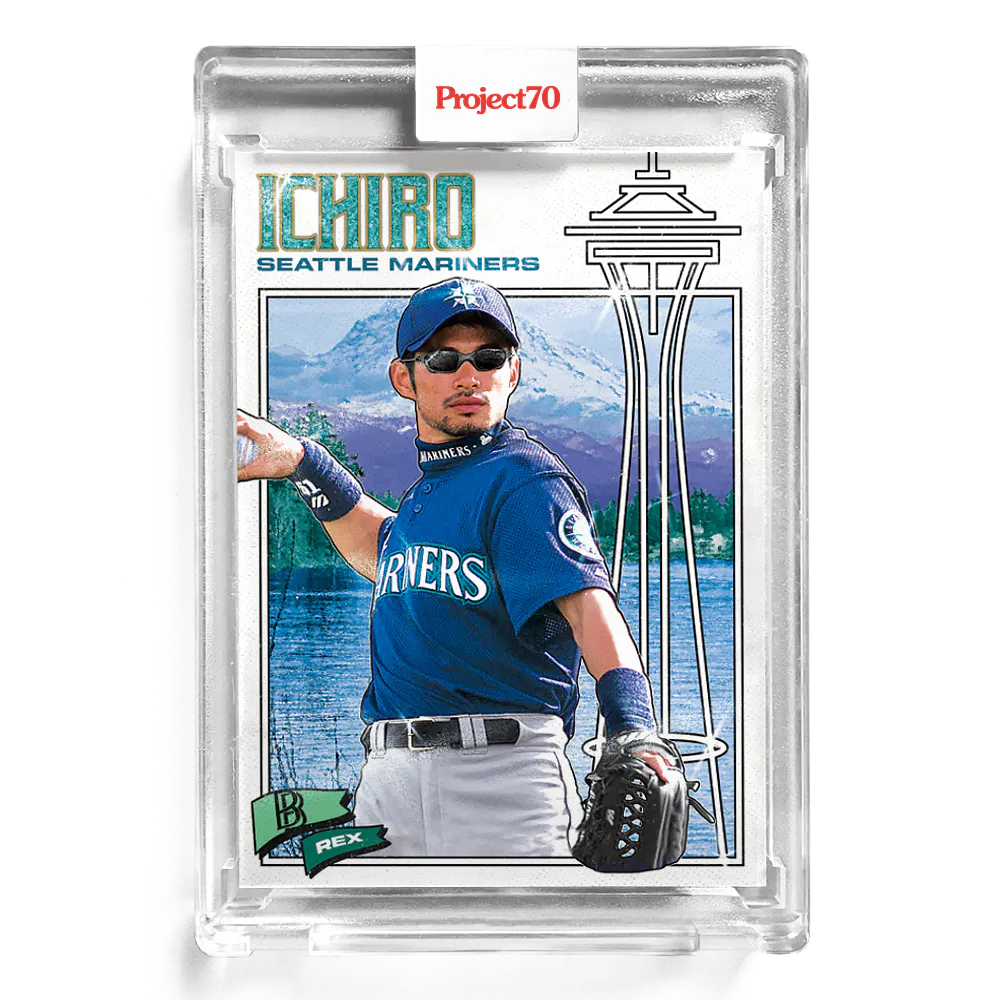 Ichiro 2021 Topps Project70 by Ben Baller #129 - Print Run: 3238