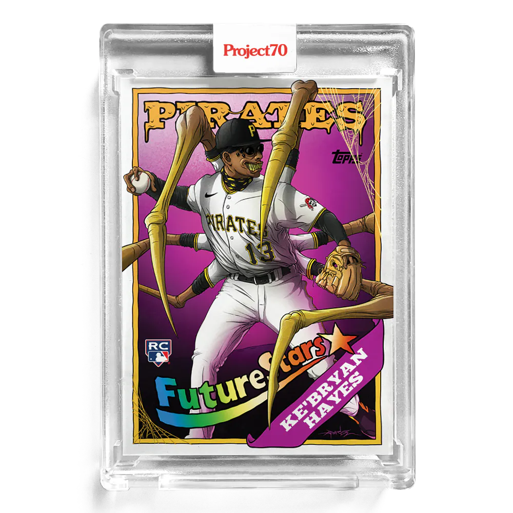 Ke'Bryan Hayes 2021 Topps Project70 Rookie Card by Alex Pardee #130 - Print Run: 11237
