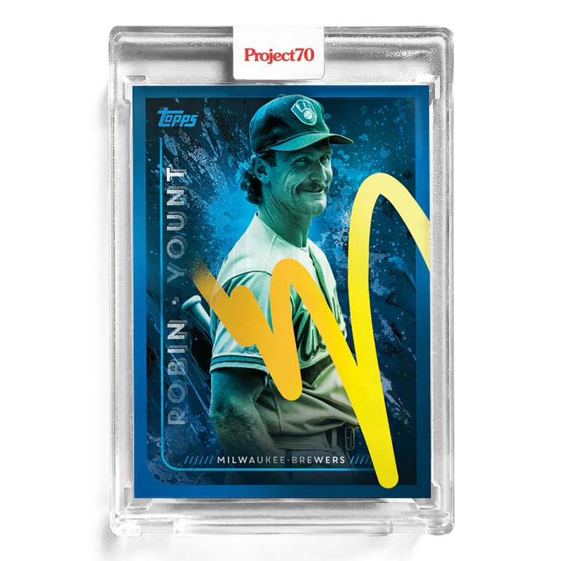 Robin Yount 2021 Topps Project70 by Mikael B 