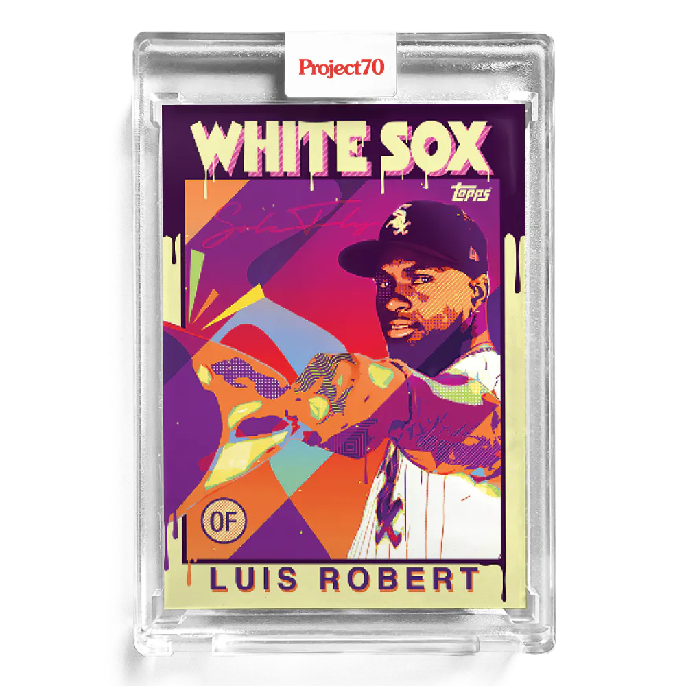 Luis Robert 2021 Topps Project70 by Solefly #138 - Print Run: 2260