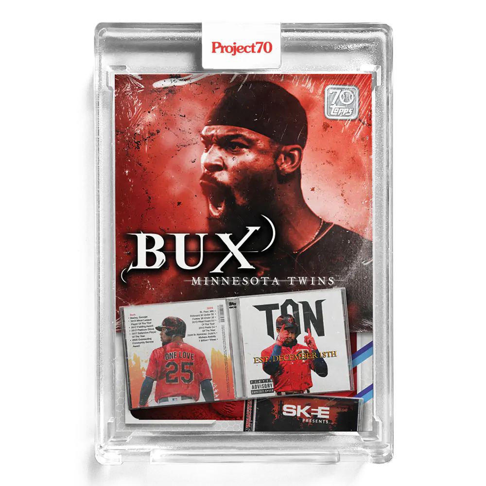 Byron Buxton 2021 Topps Project70 by DJ Skee #141 - Print Run: 2813