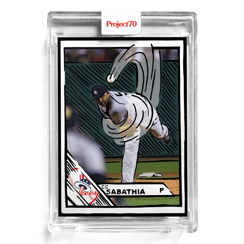 CC Sabathia 2021 Topps Project70 by Joshua Vides 