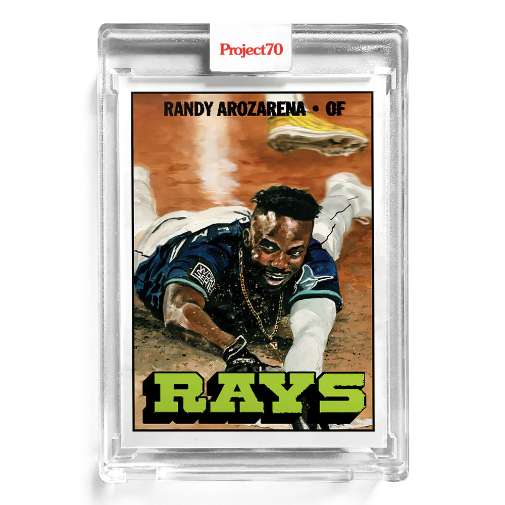 Randy Arozarena 2021 Topps Project70 by Jacob Rochester #144 - Print Run: 1397