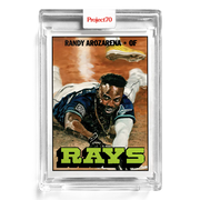 Randy Arozarena 2021 Topps Project70 by Jacob Rochester #144 - Print Run: 1397