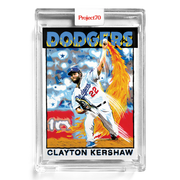 Clayton Kershaw 2021 Topps Project70 by Chinatown Market #150 - Print Run: 1987