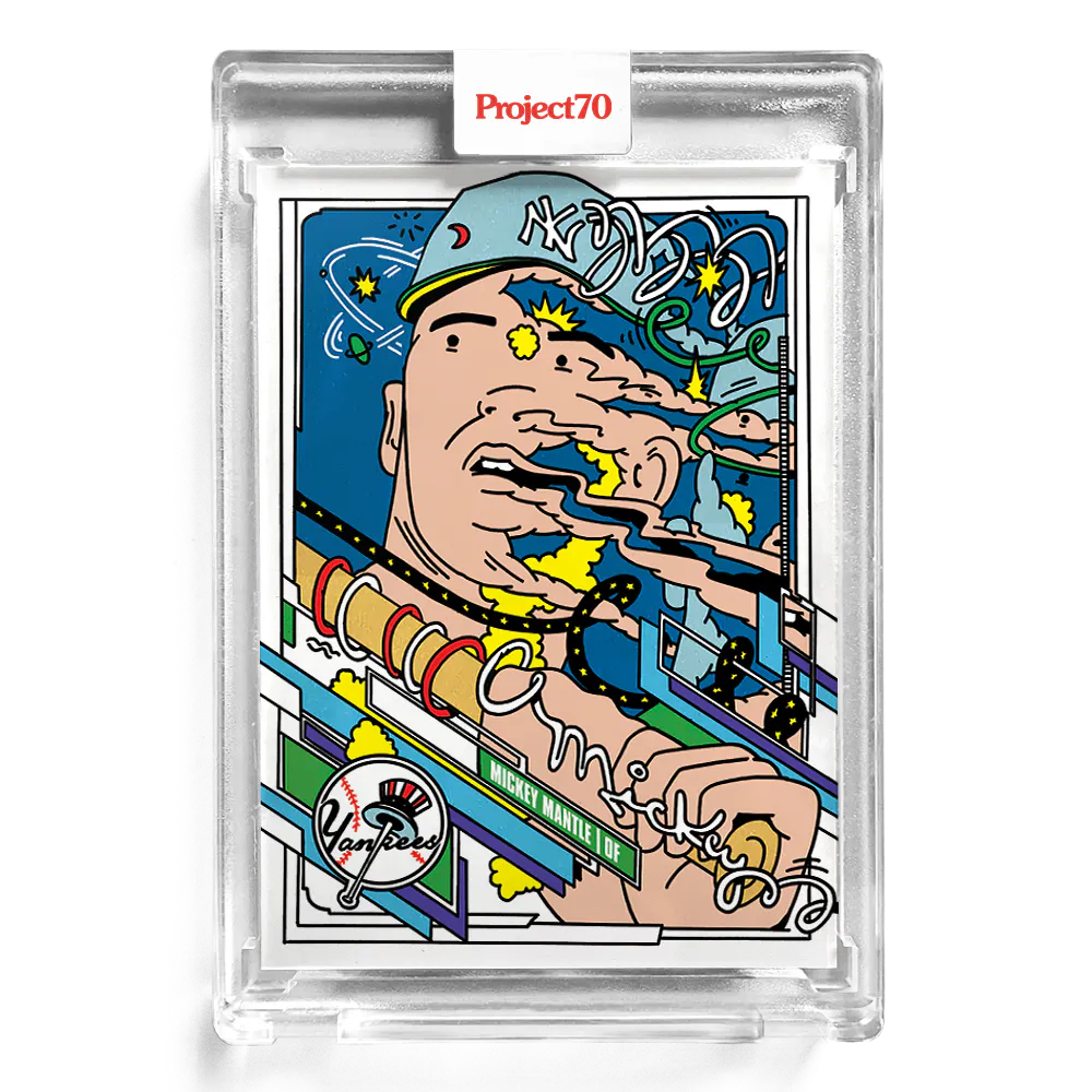 Mickey Mantle 2021 Topps Project70 by Ermsy #157 - Print Run: 5052