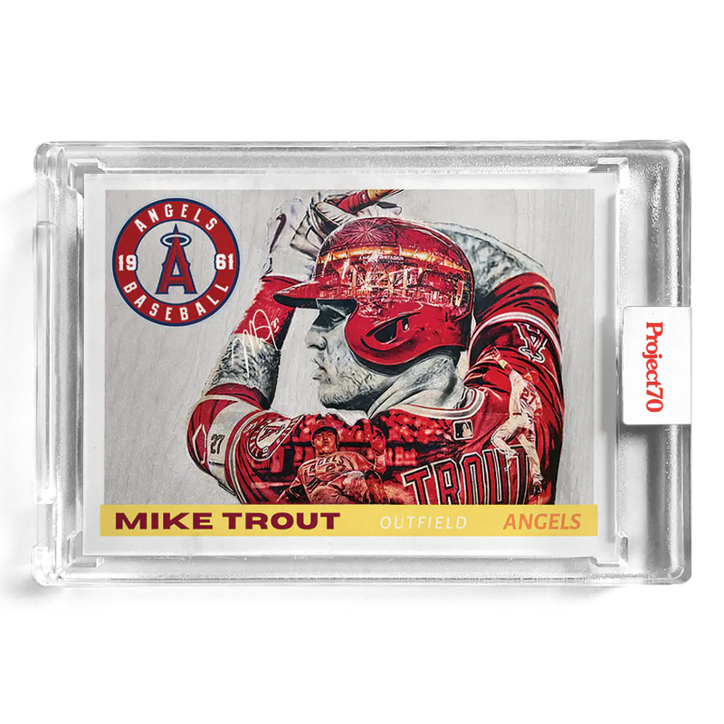 Mike Trout 2021 Topps Project70 by Lauren Taylor 