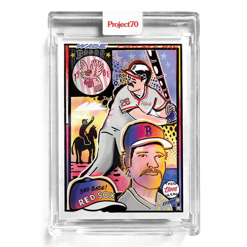 Wade Boggs 2021 Topps Project70 by Efdot 