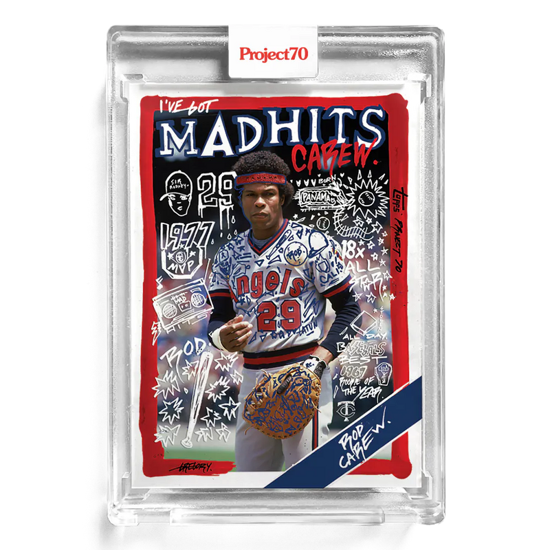 Rod Carew 2021 Topps Project70 by Gregory Siff 