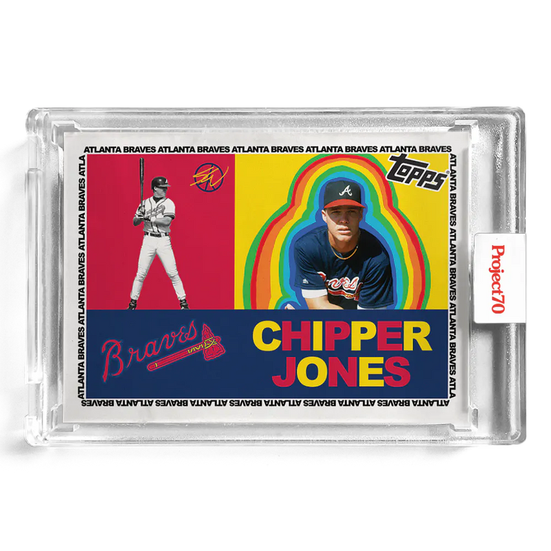 Chipper Jones 2021 Topps Project70 by Sean Wotherspoon 