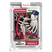Jim Abbott 2021 Topps Project70 by CRAOLA #183 - Print Run: 1093