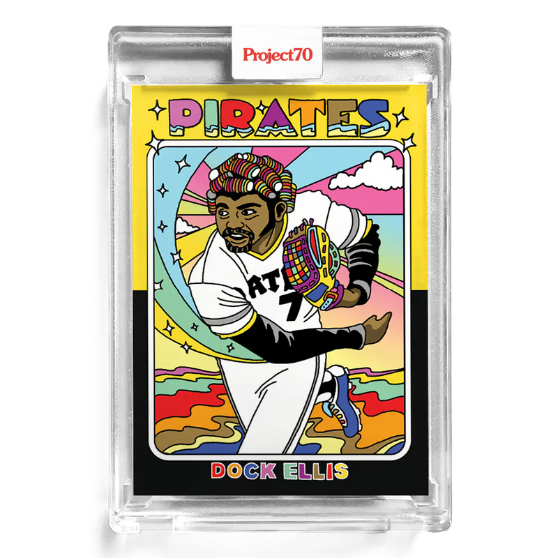 Dock Ellis 2021 Topps Project70 by Chinatown Market 