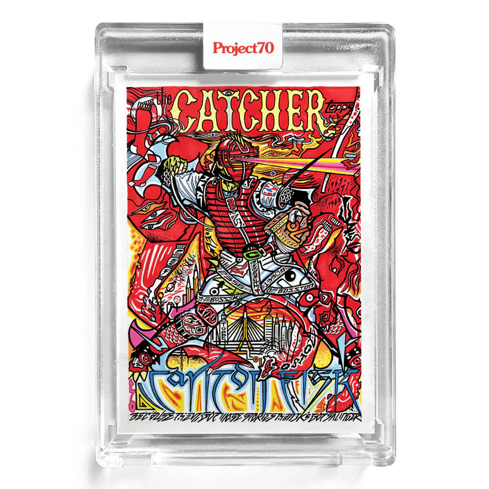 Carlton Fisk 2021 Topps Project70 by JK5 #188 - Print Run: 1349