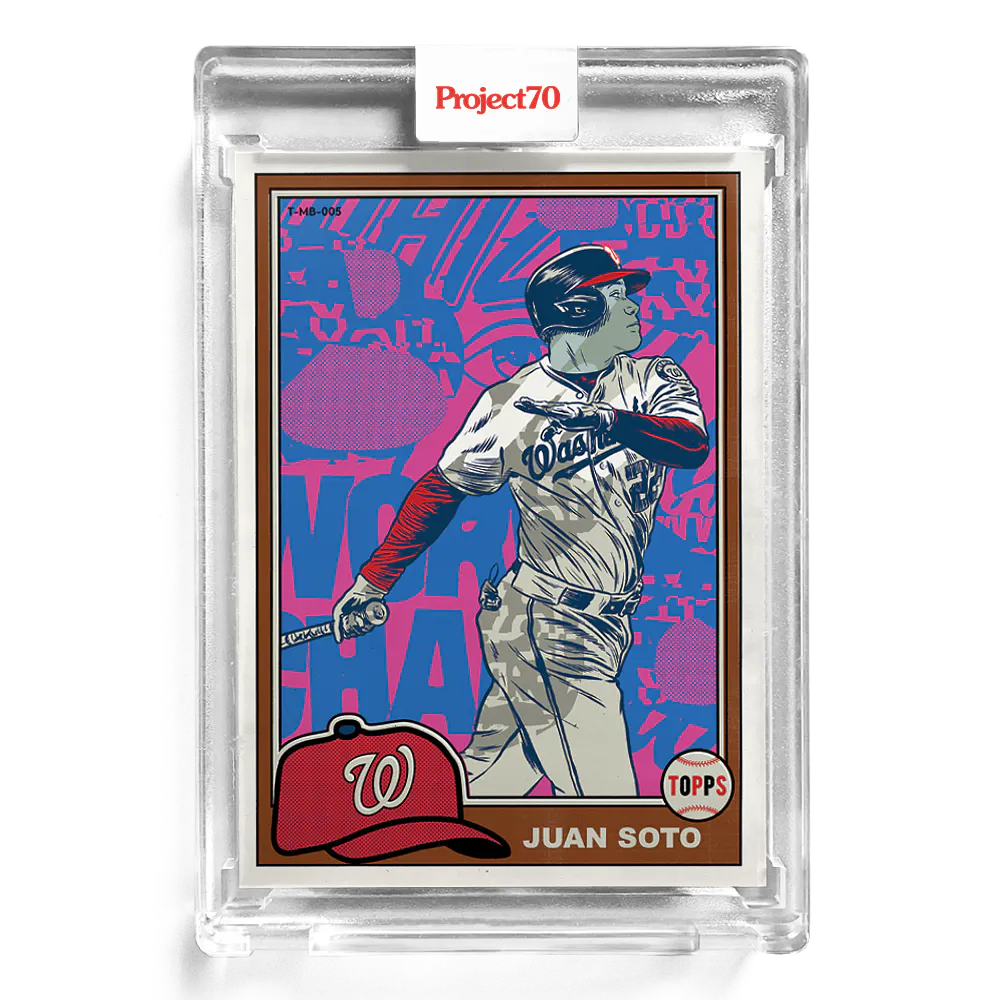 Juan Soto 2021 Topps Project70 by Morning Breath #189 - Print Run: 1393