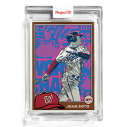 Juan Soto 2021 Topps Project70 by Morning Breath #189 - Print Run: 1393