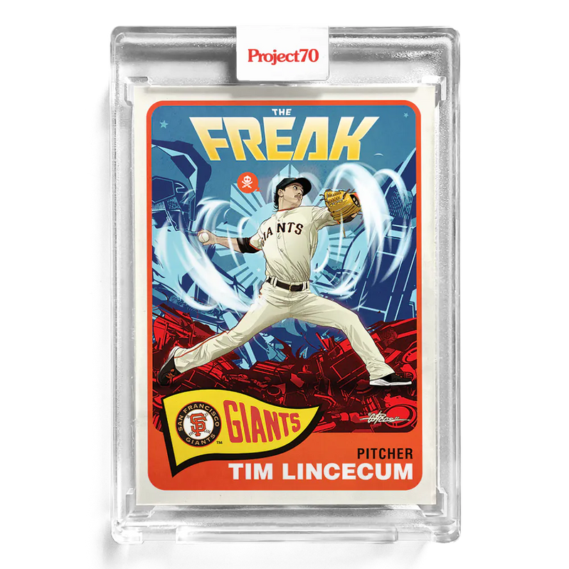 Tim Lincecum 2021 Topps Project70 by Quiccs 