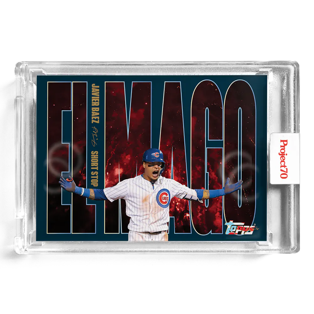 Javy Baez 2021 Topps Project70 by Solefly #198 - Print Run: 1585