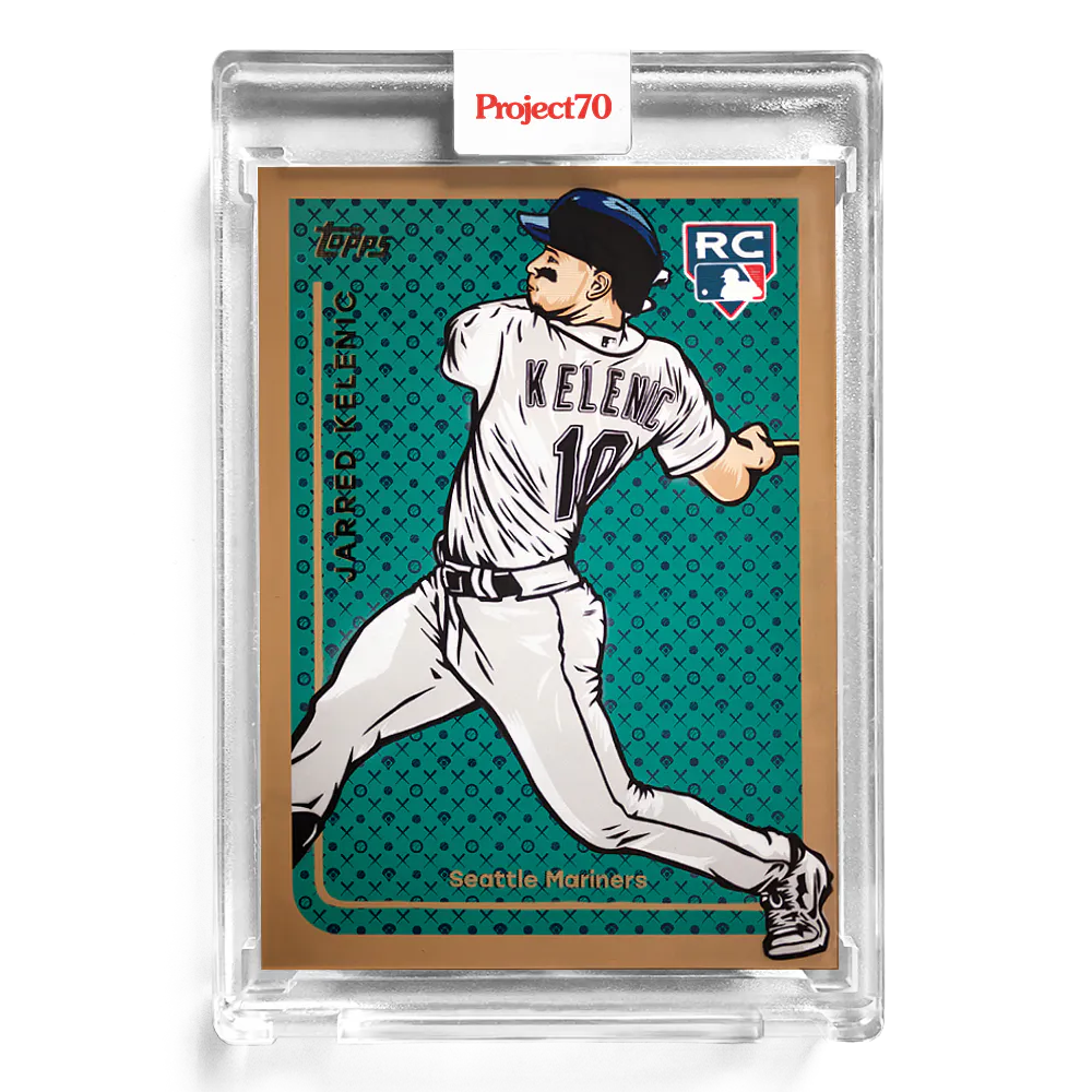 Jarred Kelenic 2021 Topps Project70 Rookie Card by Blake Jamieson #202 - Print Run: 5618