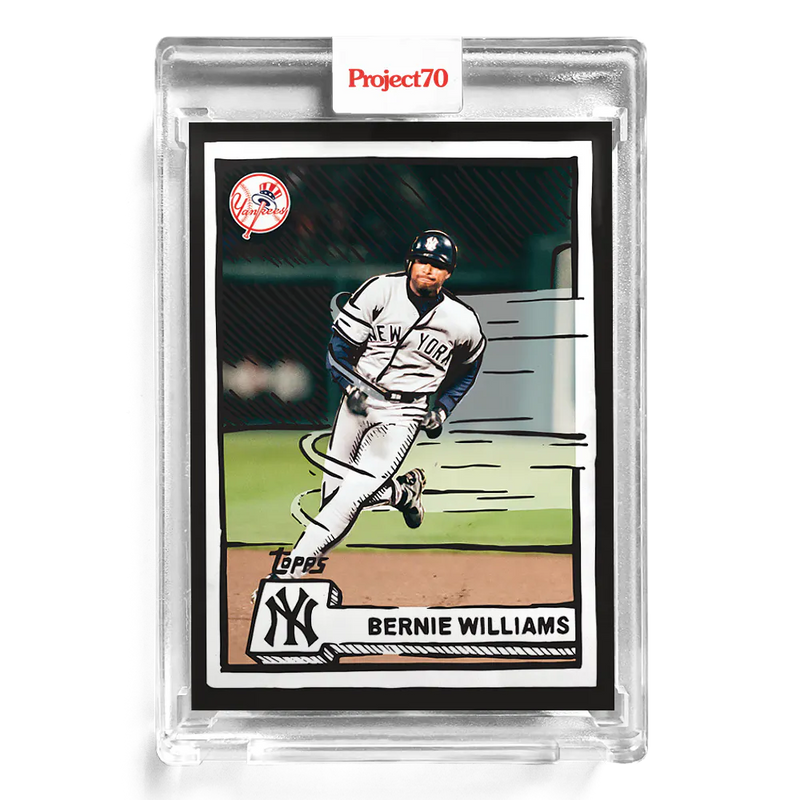 Bernie Williams 2021 Topps Project70 by Joshua Vides 