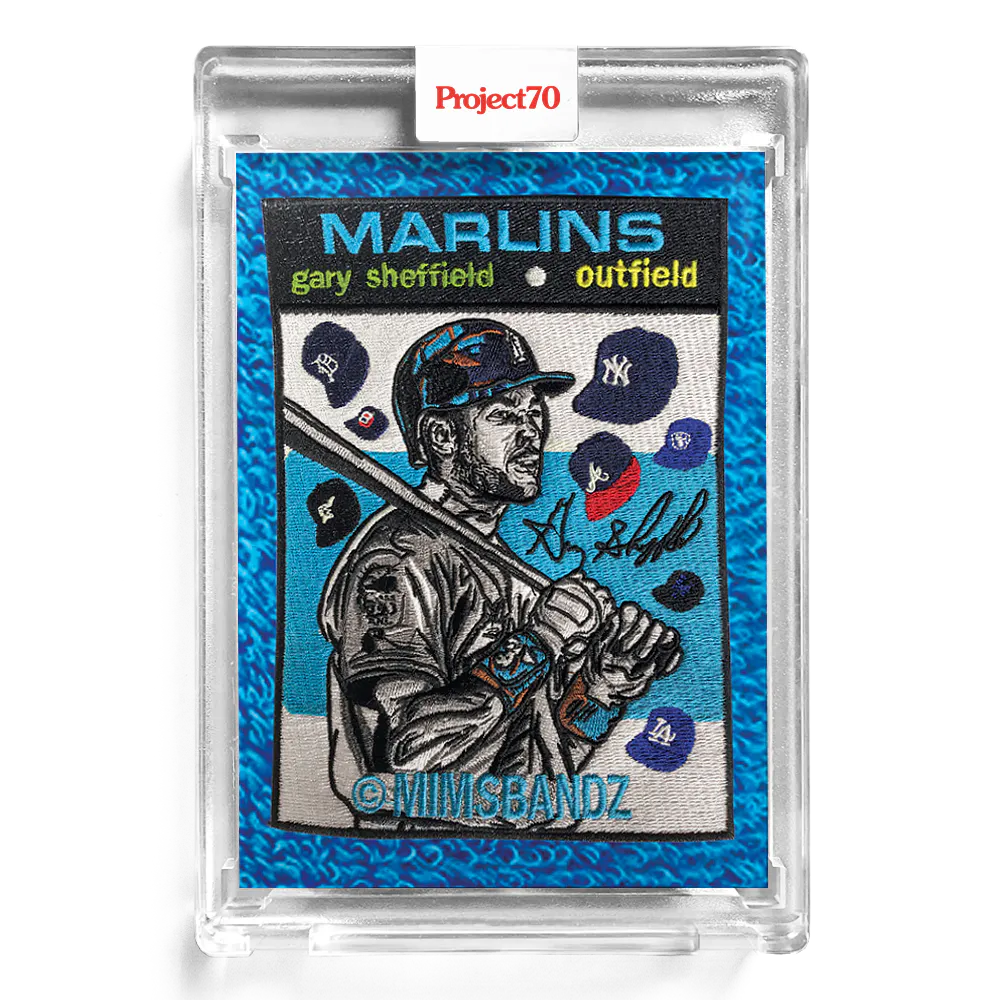 Gary Sheffield 2021 Topps Project70 by Mimsbandz #204 - Print Run: 920